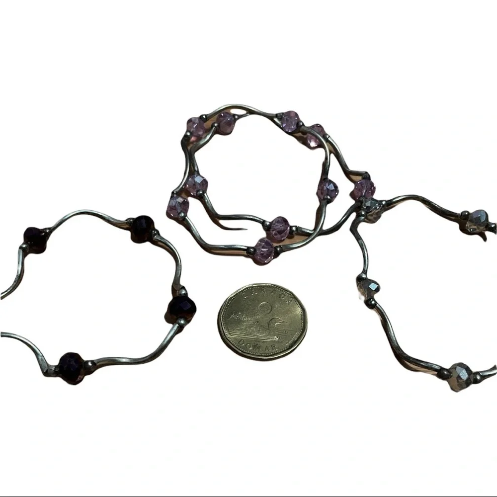 3/$25 - 4 Bracelets Rhinestones - Picture 2 of 2